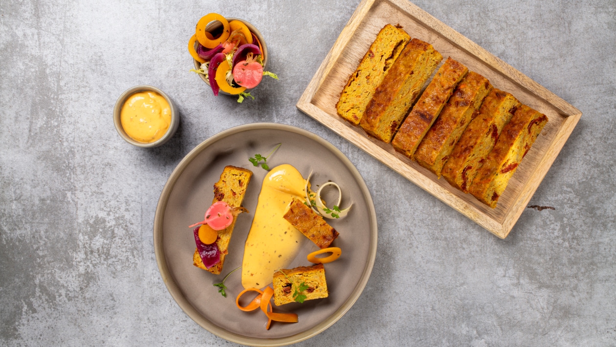 Pasztet z soczewicy i pomidorów